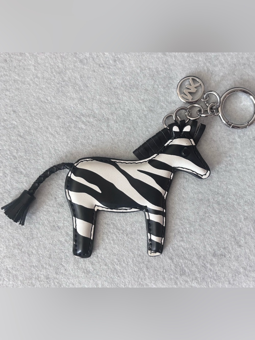Michael Kors Zebra Bag Charm Keychain